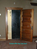 Oak Antique French Pocket Door