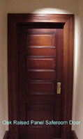 French Oak Wood Door