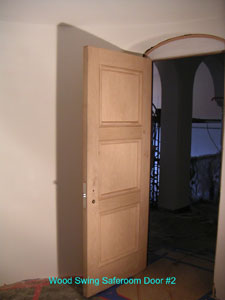 Wood Swing Door, Bullet resistant 
