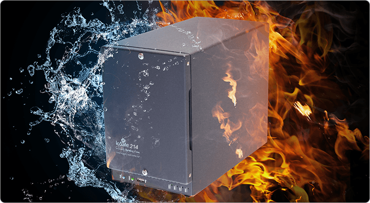 ioSafe 218 NAS 2 x 4 TB Fireproof Waterproof Network Attached Storage, 5 Yr DRS