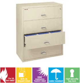 Fireking 4 3122 C Fireproof Lateral File Cabinet 31 Width Make