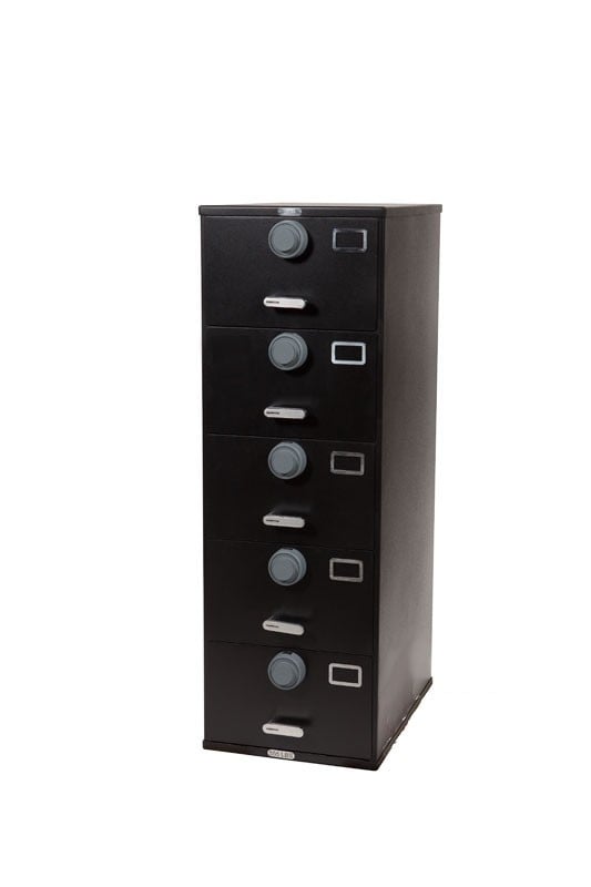 5 drawer file outlet cabinet with lock