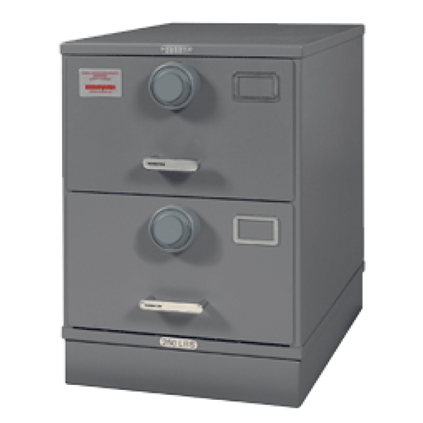 7110-01-563-1694 | Class 5, Two Drawer Multi Lock File Cabinet, Gray