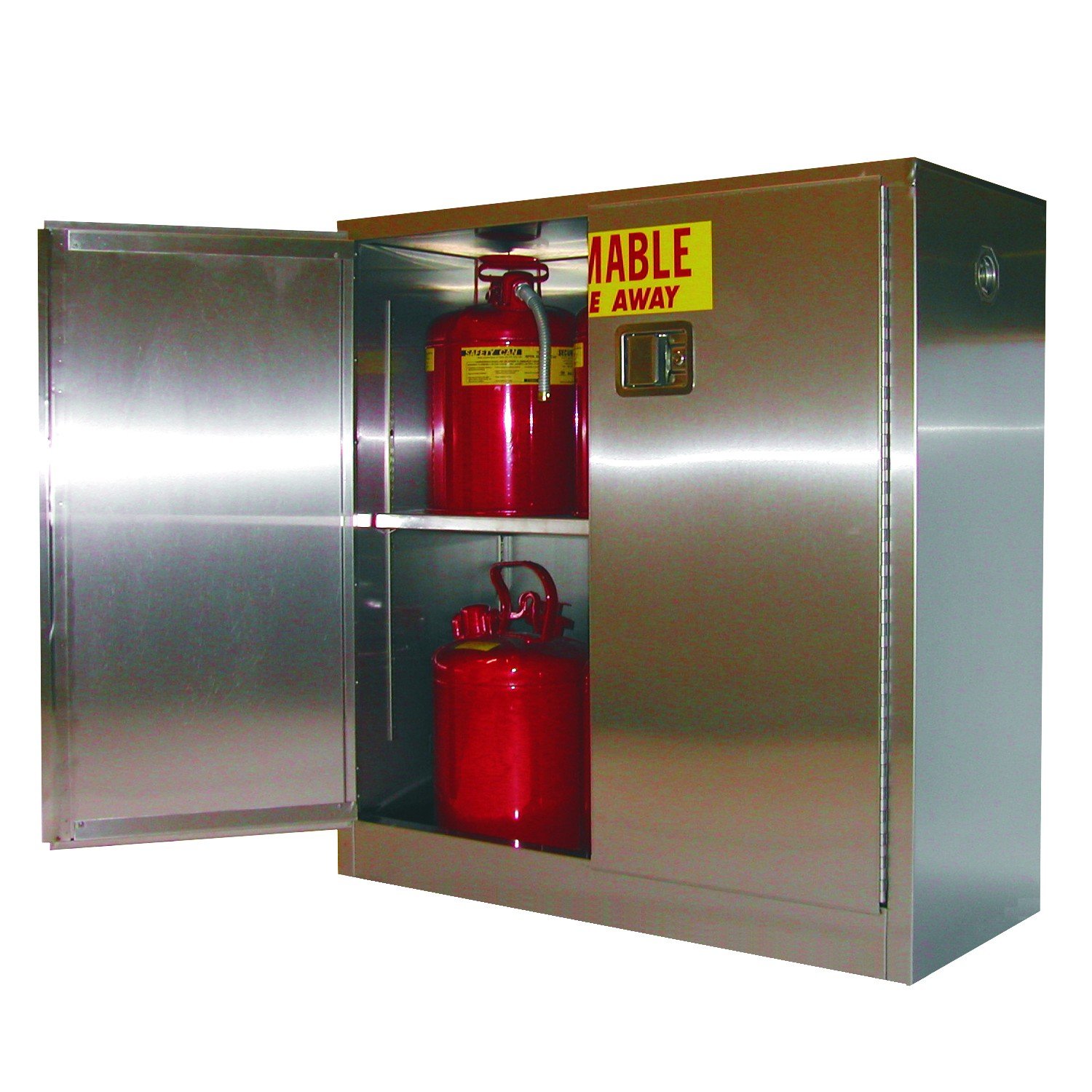 A330-SS - Stainless Steel Flammable Storage Cabinet - 30 Gal. Storage Capacity