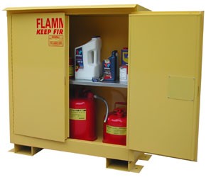 A130WP1 - Weatherproof Flammable Storage Cabinet - 30 Gal. Self-Latch Standard 2-Door
