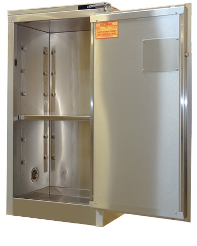 A305-SS - Stainless Steel Flammable Storage Cabinet - 12 Gal. Storage Capacity A305-SS - Stainless Steel Flammable Storage Cabinet - 12 Gal. Storage Capacity