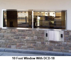 Bullet Resistant Windows and Glass (BR Glass) for Drive up, Drive Thru Lanes