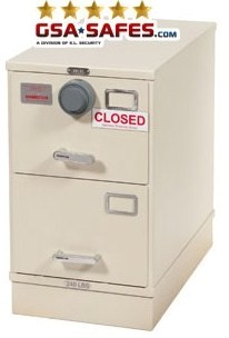 7110-01-614-5433 GSA Approved Class 6, 2 Drawer Filing Cabinet, Legal Size w/ S&G 2740B Lock, Parchment 7110-01-614-5433 GSA Approved Class 6, 2 Drawer Filing Cabinet, Legal Size w/ S&G 2740B Lock, Parchment