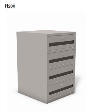 H200 - Sit-down 27 1/2” High Undercounter Cabinets