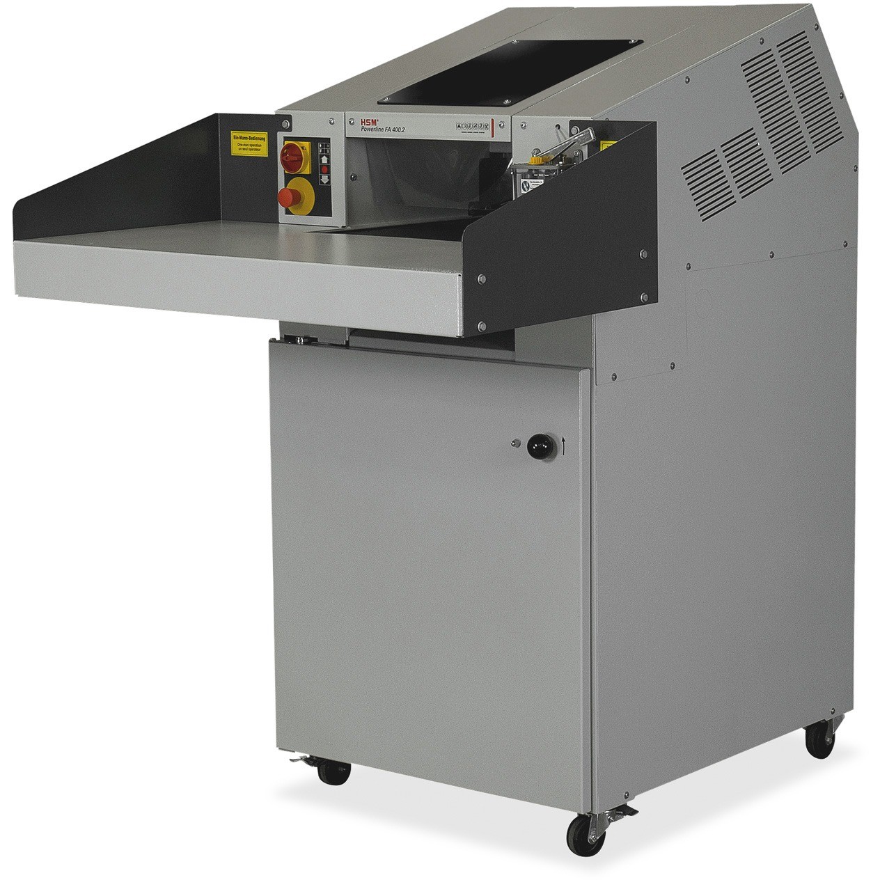HSM Powerline FA400.2 Strip-cut Continuous-Duty Industrial Shredder, White Glove Delivery HSM Powerline FA400.2 Strip-cut Continuous-Duty Industrial Shredder, White Glove Delivery