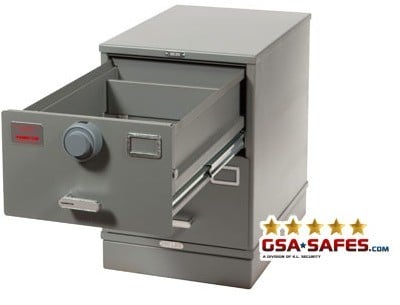 Gsa Approved 7110 01 614 5390 2 Drawer Filing Cabinet Gray With