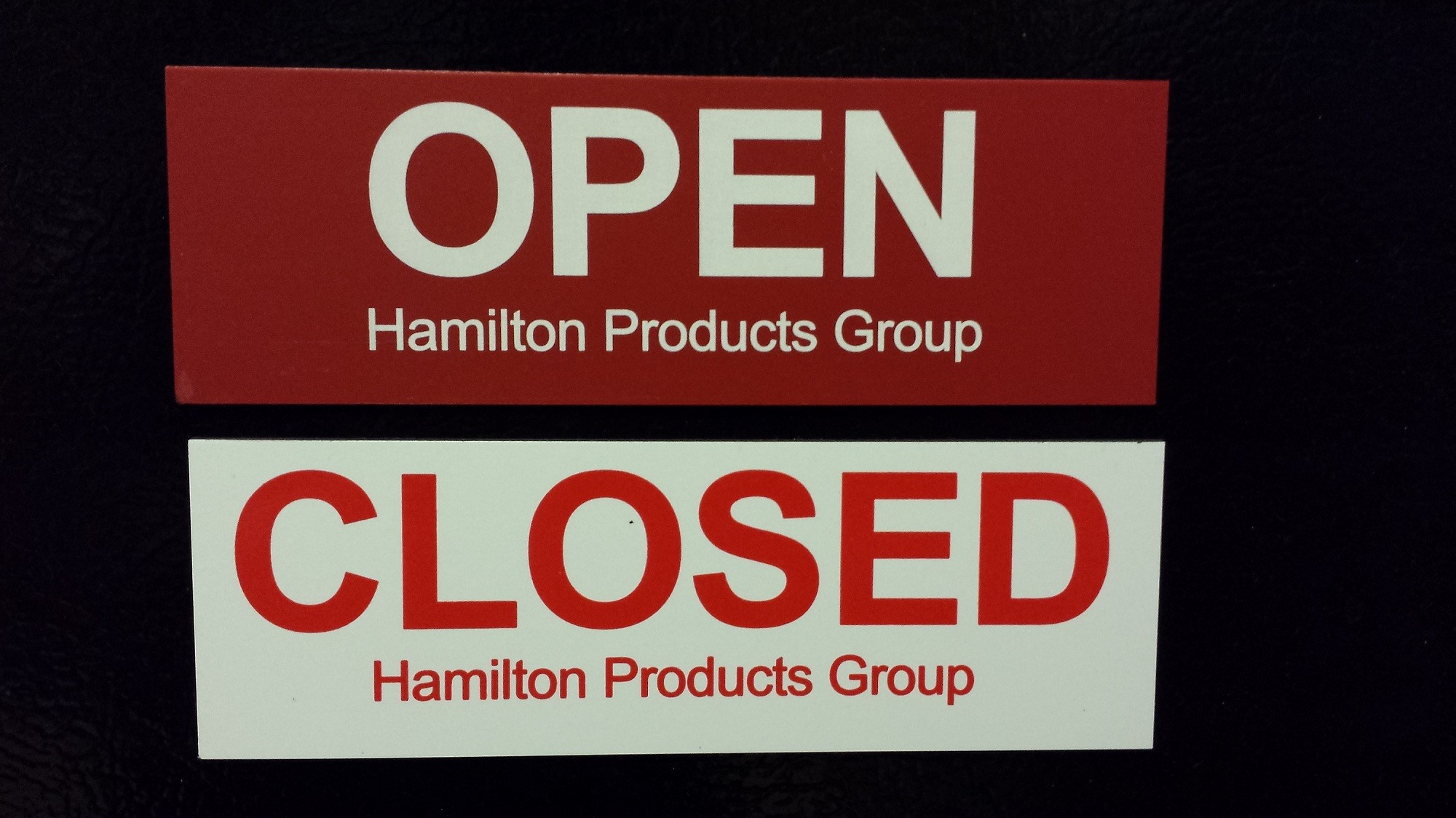 Open / Closed Signs, GSA Container Magnets