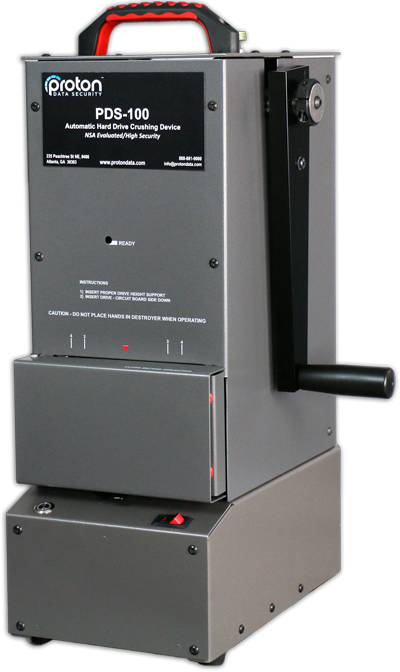 PROTON® PDS-100 HARD DRIVE DESTROYER