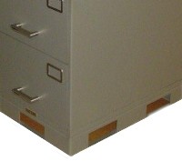 7110-01-614-5408, 2 Drawer Class 6 Multi-lock GSA Approved Shipboard Container / File Cabinet style 1 lock