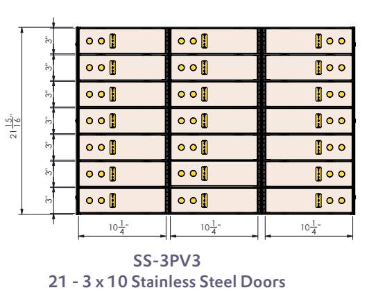 SS-3PV3 Safe Deposit Box