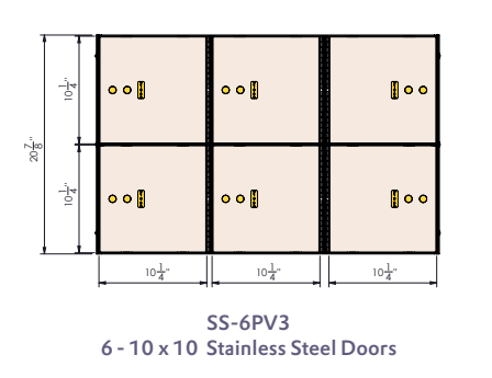 SS-6PV3 Safe Deposit Box