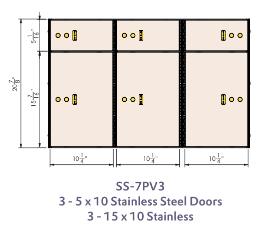 SS-7PV3 Safe Deposit Box