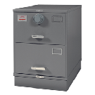 7110-01-614-5428 GSA Approved Class 6, 2 Drawer Filing Cabinet, Legal Size w/ S&G 2740B Lock