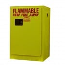 Flammable storage cabinet for up to 12 gallon cans