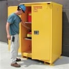 A390WP1 - Weatherproof Flammable Storage Cabinet - 90 Gal. Self-Close, Self-Latch Safe-T-Door