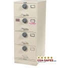 7110-01-012-8741ML | Class 5, 4 Drawer Multi Lock File Cabinet, Parchment