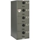 7110-01-614-5417 GSA Approved Class 6, 5 Drawer Filing Cabinet, Legal Size w/ S&G 2740B Locks