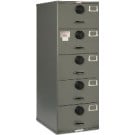 7110-01-029-0389 | Class 6, 5 Drawer Multi-lock file cabinet, Gray