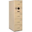7110-01-614-5402 GSA Approved Class 6, 5 Drawer Filing Cabinet, Letter Size w/ S&G 2740B Lock