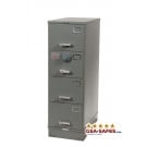 7110-00-920-9343 | Class 6, 4 Drawer GSA Approved File Cabinet w/ X-10 Lock, Gray