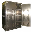 LP12S - LP/Oxygen Storage Cabinet - 12 Cyl. Horizontal Standard 2-Door