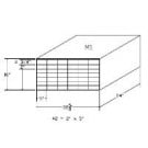 M1, Modular Safe Deposit Boxes w/ (42) - 2" x 5" Openings