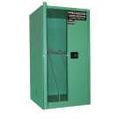 MG106HFL - MedGas Full Fire Lined Oxygen Gas Cylinder Storage Cabinet - Stores 9-12 H Cylinders