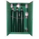 MG109H - MedGas Full Oxygen Gas Cylinder Storage Cabinet - Stores 9-12 H Cylinders