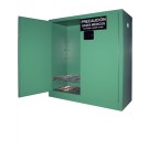 MG121 - MedGas Full Oxygen Gas Cylinder Storage Cabinet - Stores 21-24 D, E Cylinders