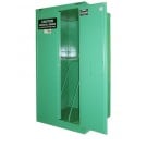 MG309HFL - MedGas Full Fire Lined Oxygen Gas Cylinder Storage Cabinet - Stores 9-12 H Cylinders