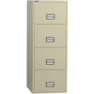 Phoenix Vertical 25 inch 4-Drawer Legal Fireproof File Cabinet