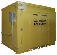 Gas & Emergency Rescue Building w/ Double Door Entry 