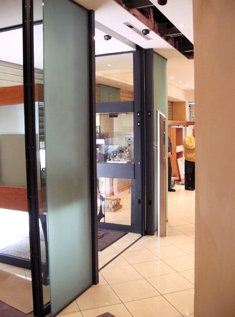 Gunnebo SliSec Security Doors, Noiseless automated sliding doors