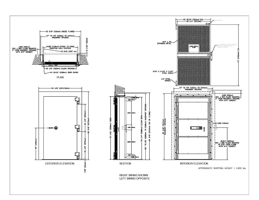 Vault Door Drawing